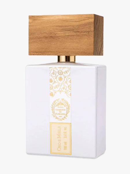 Giardini di Toscana Ore e Miele in branded component on a light gray background