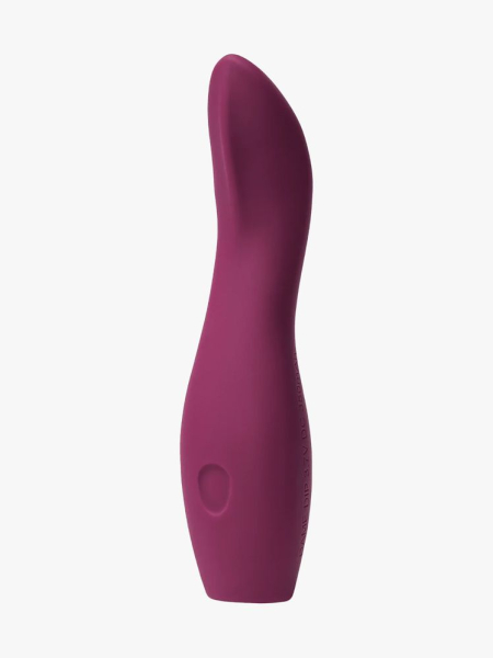 Dame Dip Basic Vibrator in branded component on a light gray background